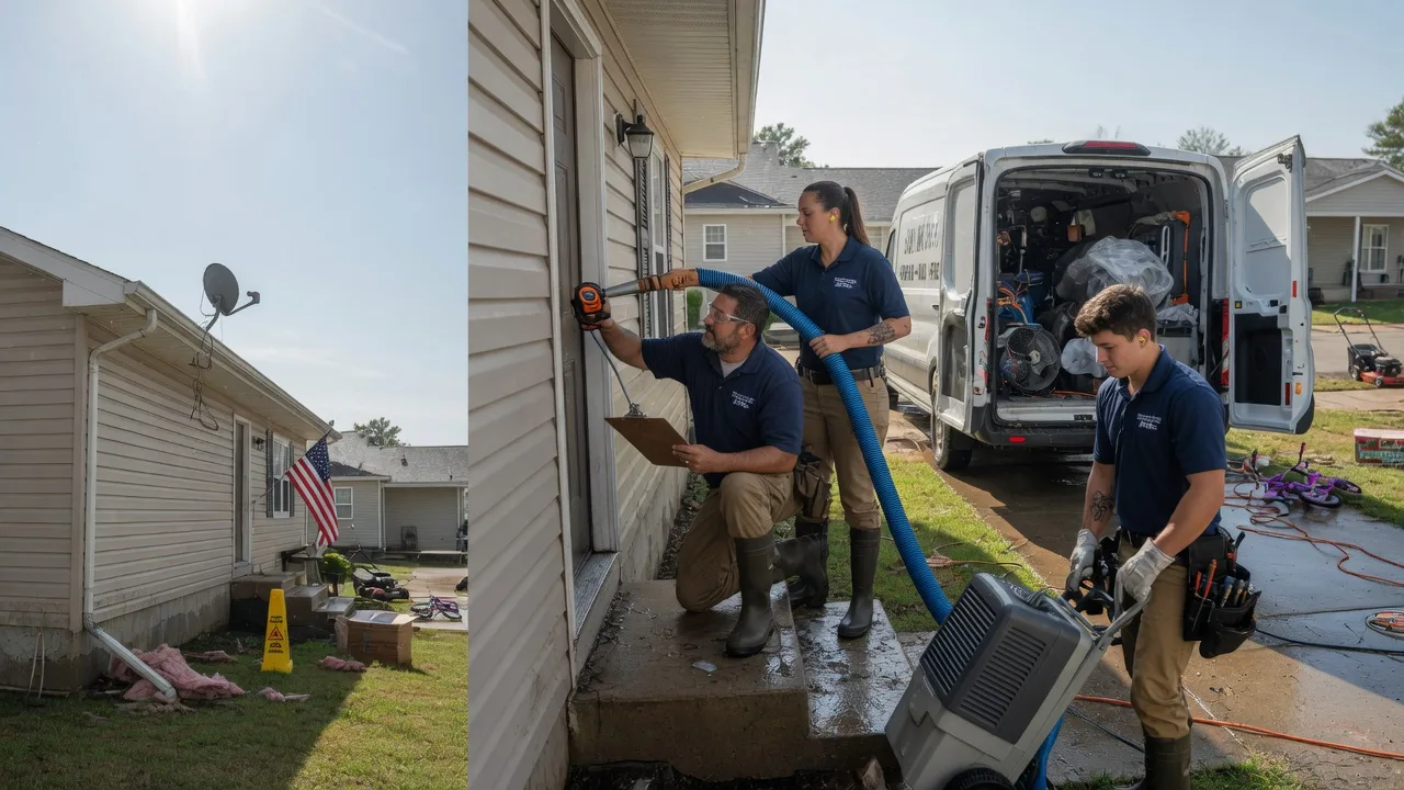 Ceiling Water Damage Restoration in Winneconne, WI near me